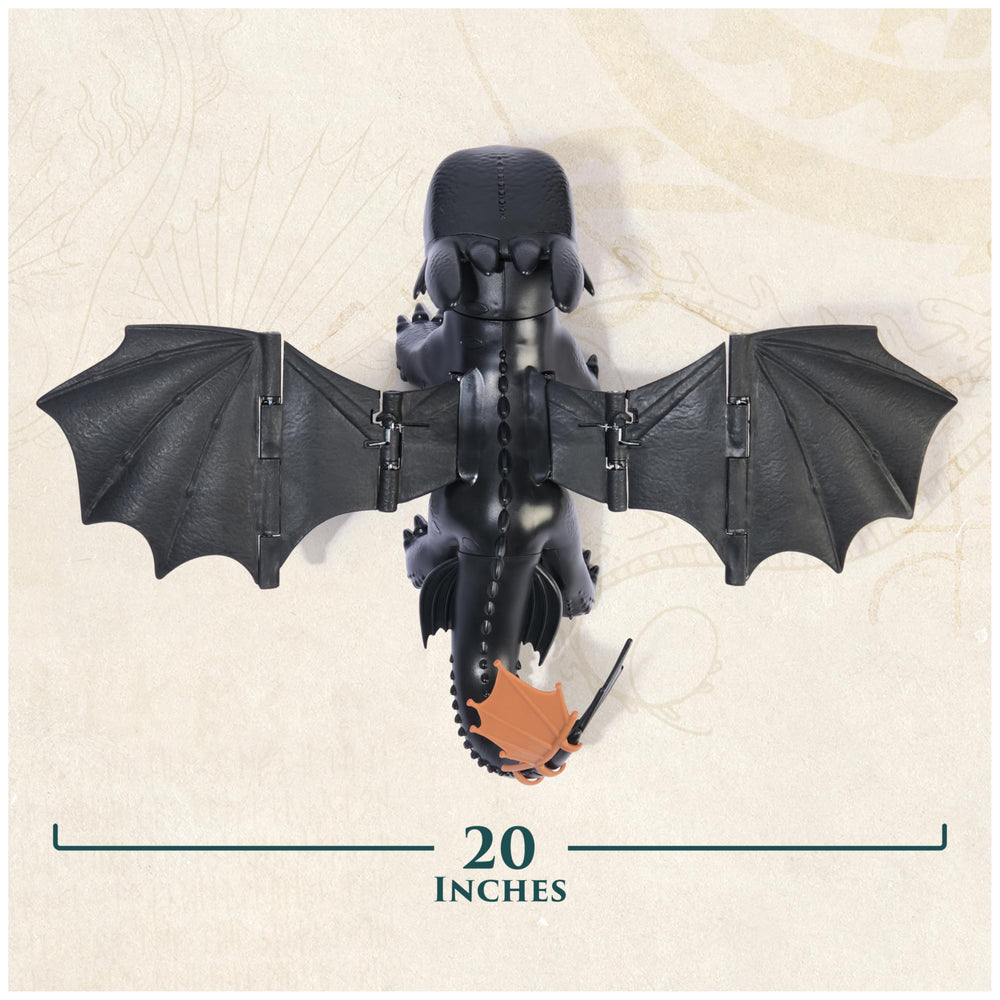 DreamWorks Toothless with plasma blast and wing activation effects