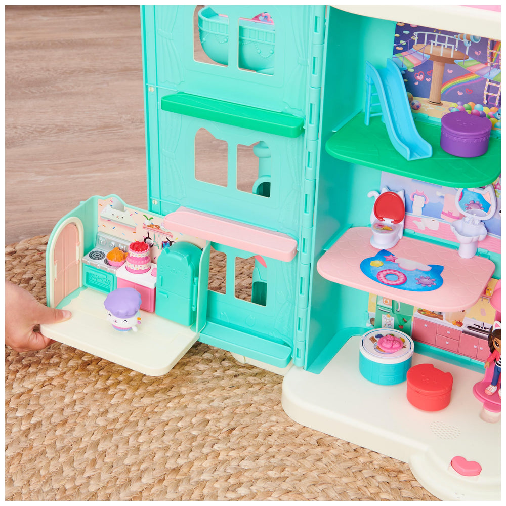 DreamWorks Gabby’s Dollhouse Bakey Kitchen delivery boxes reveal surprise accessories.