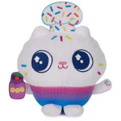DreamWorks Gabby’s Dollhouse Cakey Cat plush, full front view for cuddles.