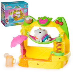 DreamWorks Gabby’s Dollhouse Cakey Fruit Smoothie Balcony with bright colors for imaginative play