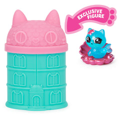 DreamWorks Gabby’s Dollhouse figures on stands ready for mix-and-match adventures.