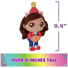 DREAMWORKS Gabby’s Dollhouse Gabby Girl party hat and cape hair sparks imaginative styling.