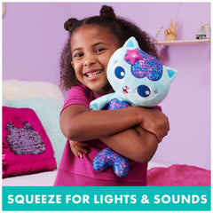 DreamWorks Gabby's Dollhouse MerCat squeeze belly triggers phrases and sounds.