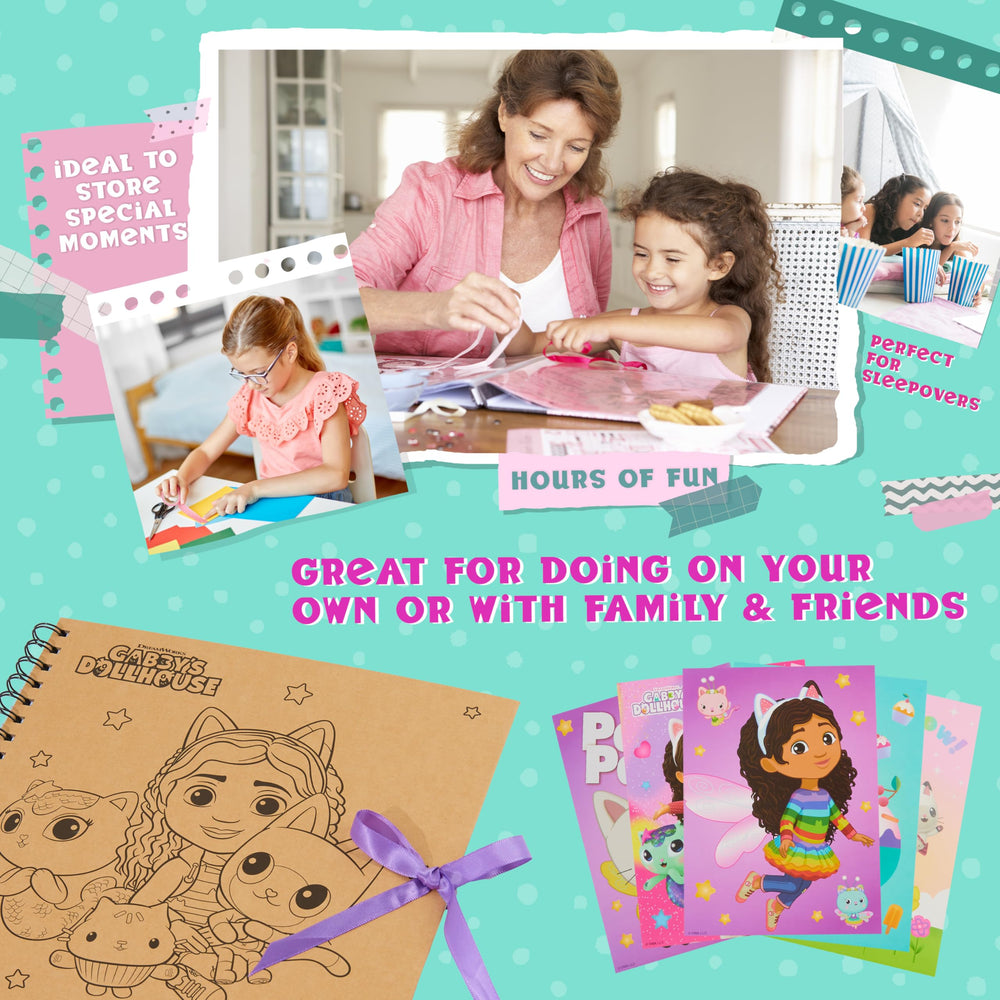 Gel pens from Gabby’s Dollhouse Scrapbook Kit for smooth color
