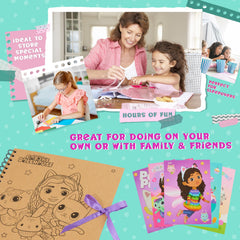 Gel pens from Gabby’s Dollhouse Scrapbook Kit for smooth color