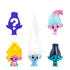 DREAMWORKS TROLLS Mineez 5-pack front view shows four visible Trolls for collection.