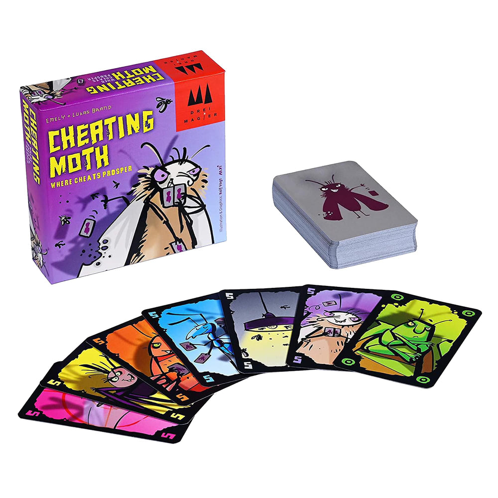 Drei Magier Cheating Moth: eight cards in hand ready for play