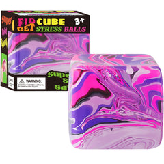 Drephere pink ice cube stress ball close-up for handheld focus
