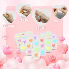 Drephere Valentines heart cubes purple support calm during breaks.