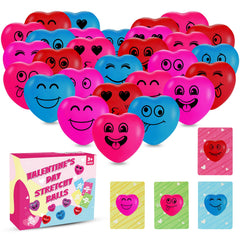 Drephere valentine stress ball with smiley face for classroom fun and social play.