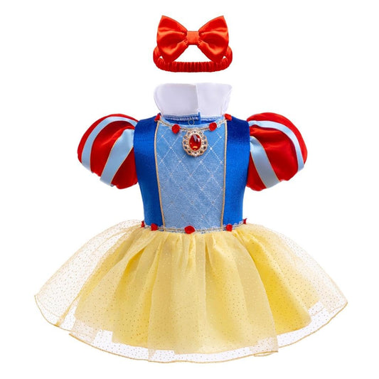 Dressy Daisy baby princess dress front with rhinestones for imaginative play
