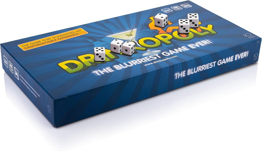 Drinkopoly game board ready for a lively party, inviting social fun and connection.