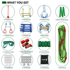 Dripex carry bag keeps gear organized for easy transport and storage.
