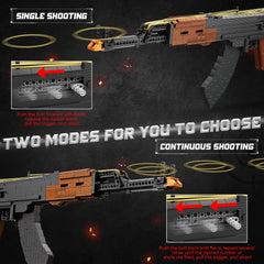 Driveplexpro AKM-47 ABS material construction for durable modeling.