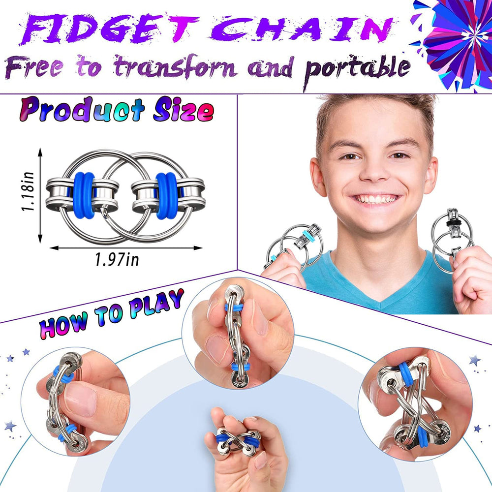 Dr.Kbder 5pc fidget set offers desk-friendly anti-stress tools.