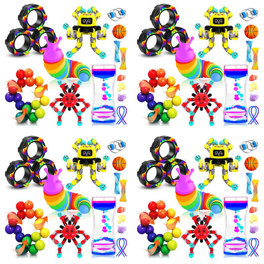 Dr.Kbder Easter basket 15-pack fidget toys for classroom focus and sensory play