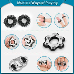 Dr.Kbder anxiety rings kit helps concentration in classrooms and offices.