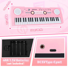 Drmukie family music session with pink keyboard fosters bonding