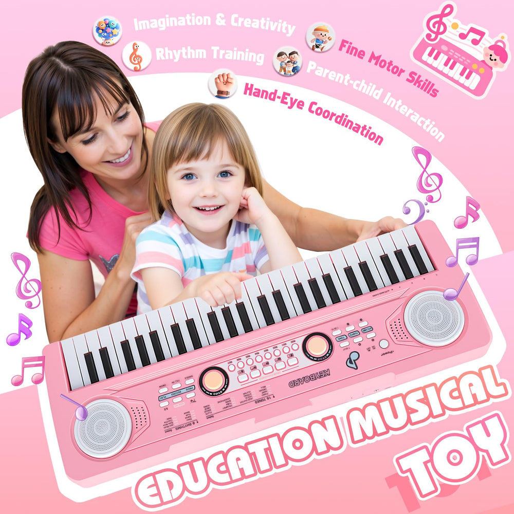 Drmukie kid playing piano promotes creative exploration during playtime