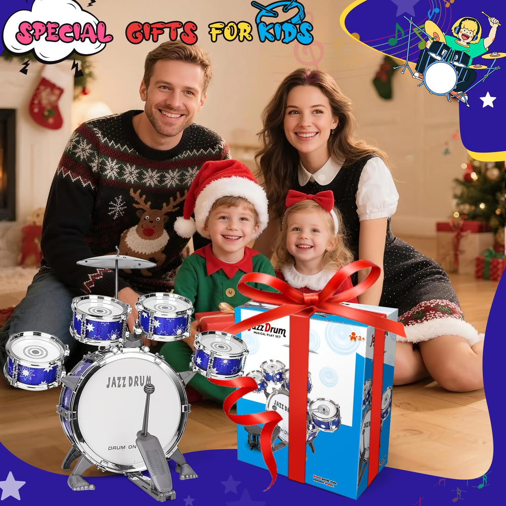Drmukie upgraded drum set drum-stool provides stable seating for longer sessions.