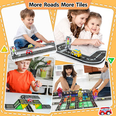 Drofex magnetic tiles road traffic systems for planning and coordination