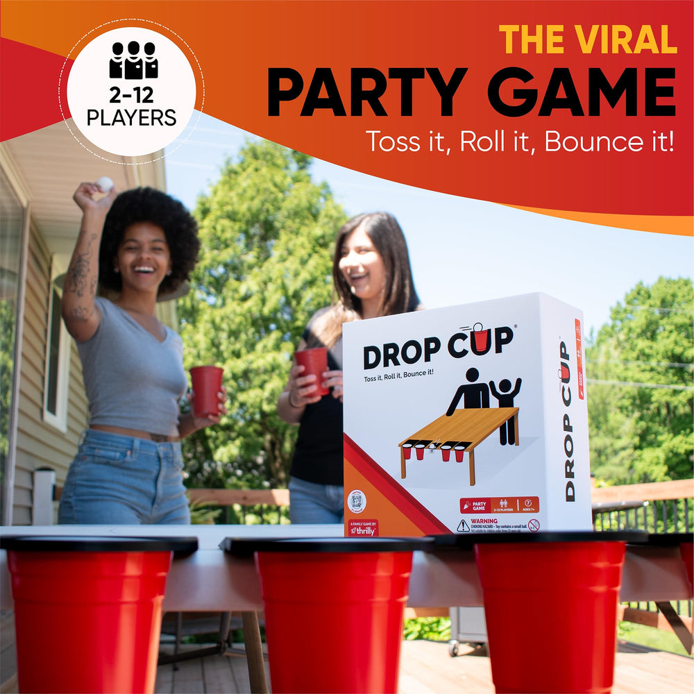 Drop Cup big-cups ready for bold, vibrant pong play.
