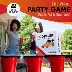 Drop Cup big-cups ready for bold, vibrant pong play.