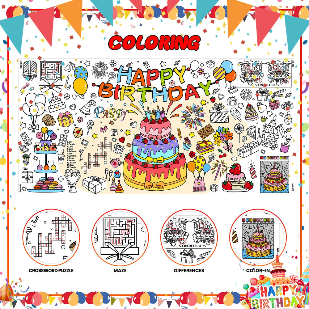 Drunze birthday decorations and party supplies for festive tables