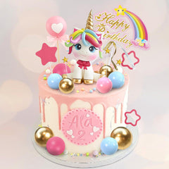 DRWATE happy birthday topper gives instant cake decoration.