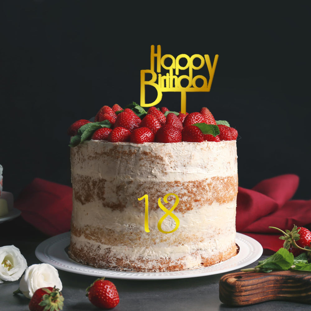 DRWATE number toppers 0-9 customize ages or dates on cake