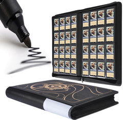 DRZERUI Lorcana binder front cover with padding and water resistance for protection