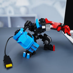 DRZYJ Building Block Set charging port detail emphasizes game-like realism