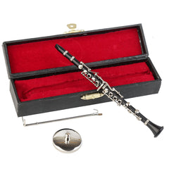 Dselvgvu clarinet miniature, perfect for desk or shelf display and gifting.