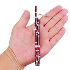 Dselvgvu bassoon replica with case adds refined display on desk or shelf