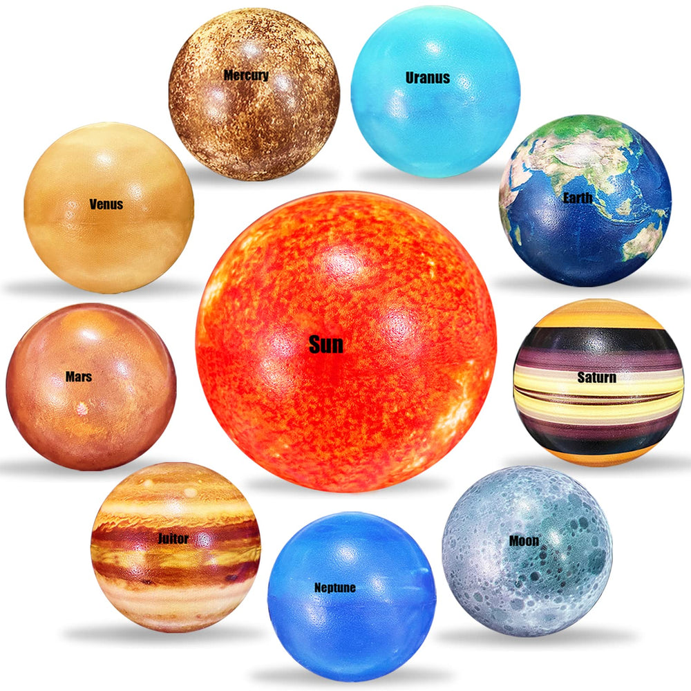 Dshengoo Solar System stress ball Mercury for tactile learning and focus during study.