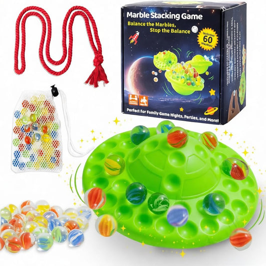 DSLWWT marble balance board showing wobble base in action for improved focus and coordination.