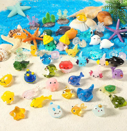 dsooldre ocean resin animals shell for aquarium decor and DIY crafts.