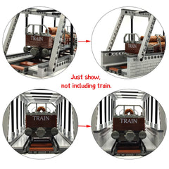 dspitwod Bridge gift for kids and adults who love trains