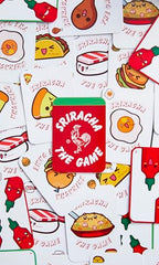 DSS Games Sriracha deck of cards spread ready for fast, slap-filled rounds.