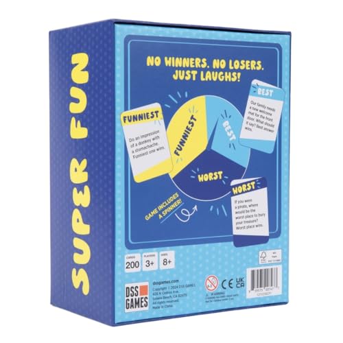 DSS Games The Super Fun Family Time Game prompt cards, sparking laughter and meaningful conversations.