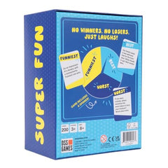 DSS Games The Super Fun Family Time Game prompt cards, sparking laughter and meaningful conversations.
