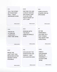 Who Can Do It challenge cards sparking outrageous dares and laughs