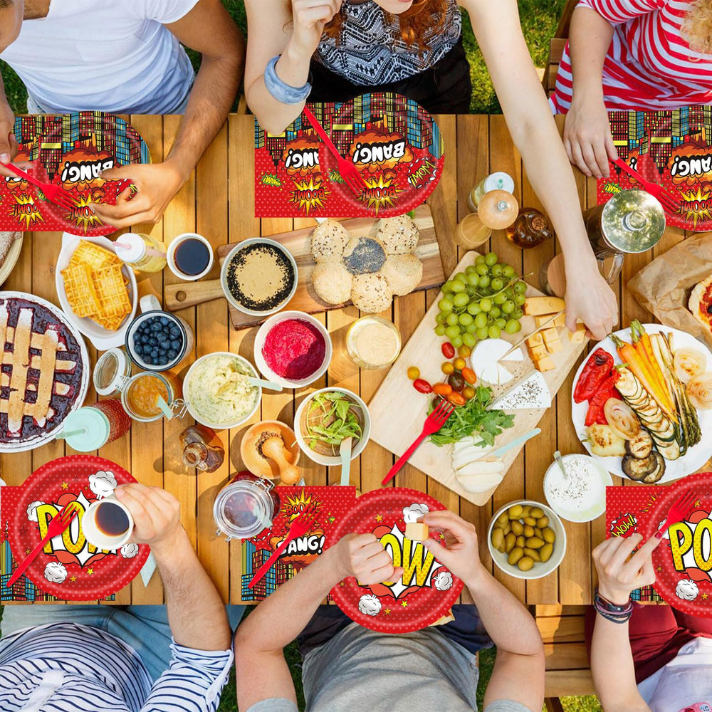 DTDO disposable dinnerware saves time for family moments and post-party tidying.