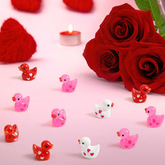 DTOFOOT tiny ducks are durable resin accents for DIY crafts and gifts.