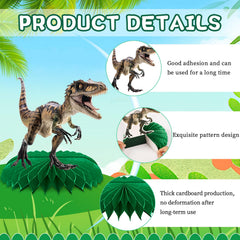 DTOFOOT dinosaur party decor collection brightens celebrations with vivid elements.