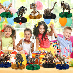 DTOFOOT dinosaur theme party table decor creates engaging jungle vibes.