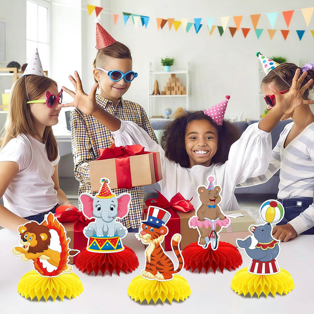 DTOFOOT Complete gift-ready set for circus party decorations and celebrations.