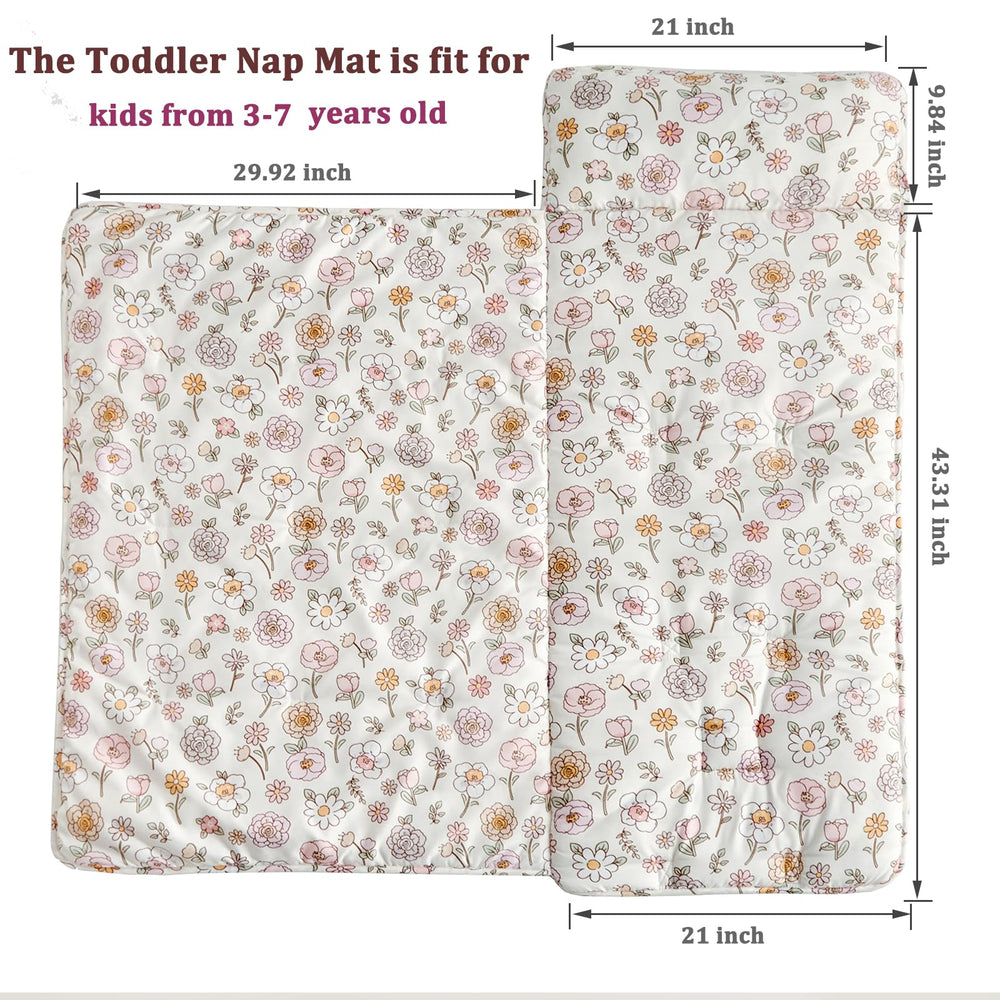 DuShow Nap Mat roll-up design with carry handle for easy transport.