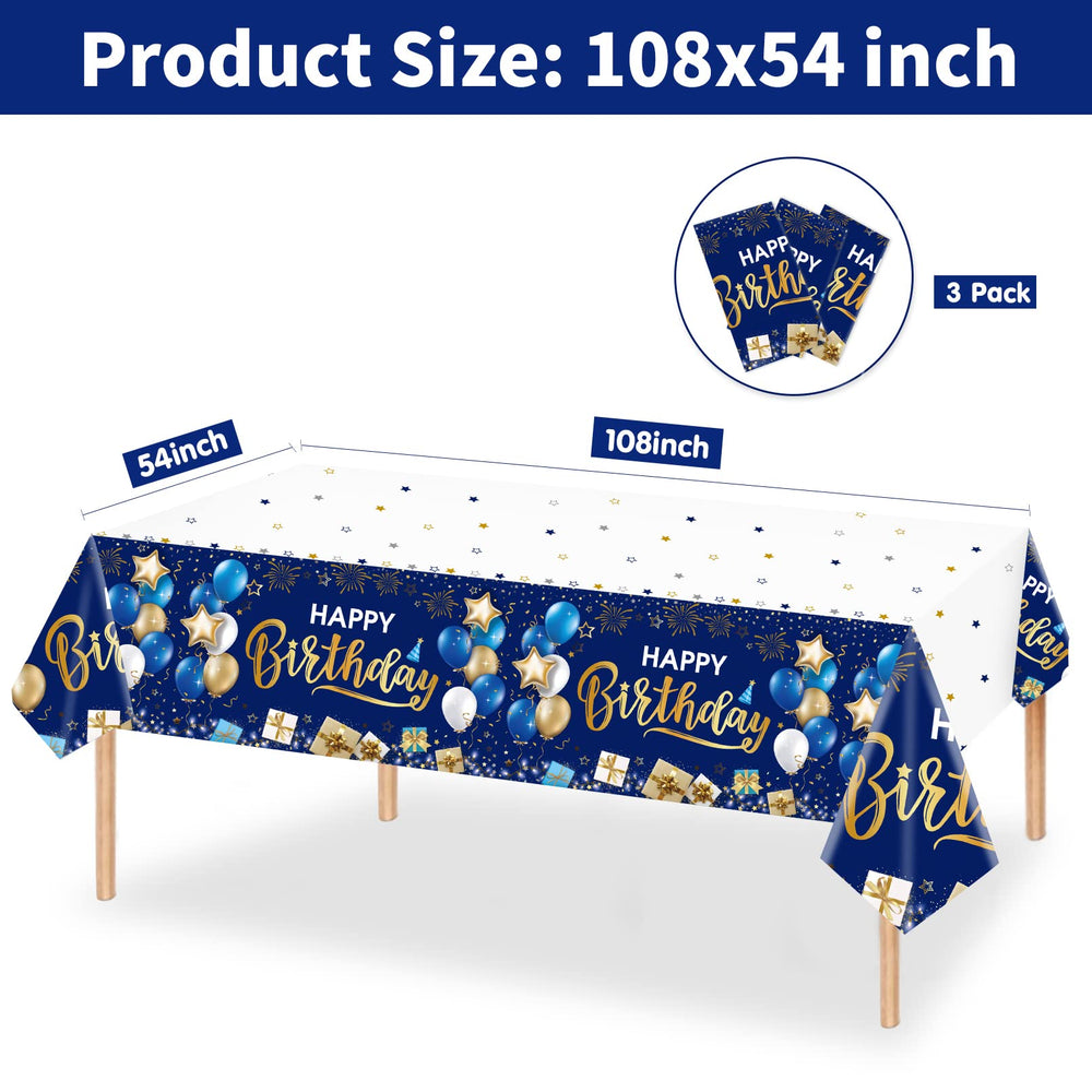 DUAIAI tablecloth featuring gift box motif enhances party decor