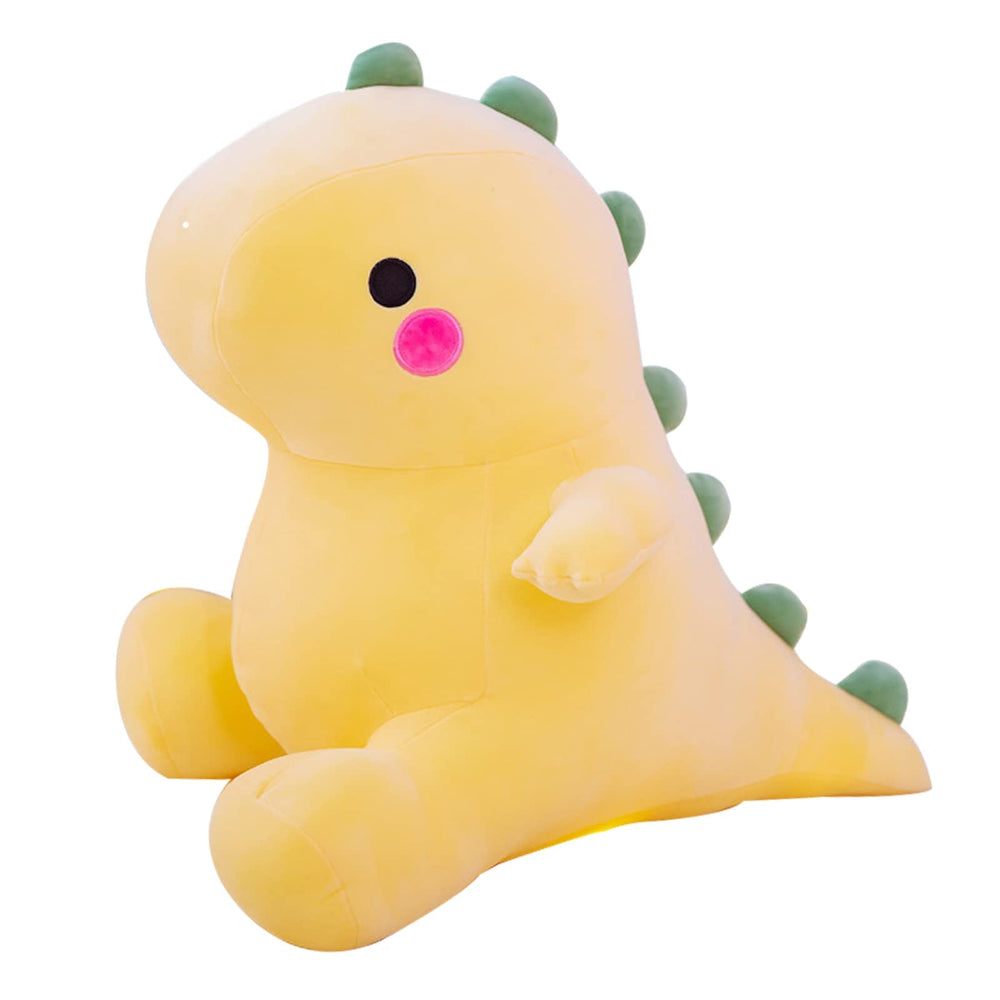 DUANMUL cute dinosaur plush face, soft hug buddy for kids